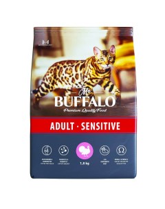 Корм для кошек Sensitive индейка сух 1 8кг Mr.buffalo