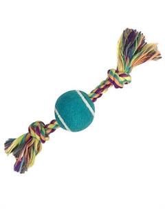 Игрушка для собак Dogicorn Теннисный мяч на канате 24 см Chomper