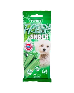 Лакомство для собак Снеки Fresh для мелких пород (5 шт) Titbit