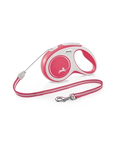 Рулетка для собак New Comfort S тросовая 5м красная Flexi