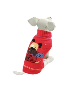 Свитер для собак Собачка M, красный, размер 30см Триол