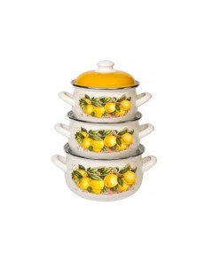 Набор посуды Лимоны 3предмета 15842 Interos