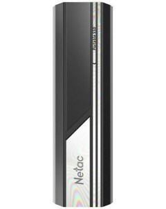 Внешний жесткий диск USB C 500Gb ZX10 2 5 черный NT01ZX10 500G 32BK Netac