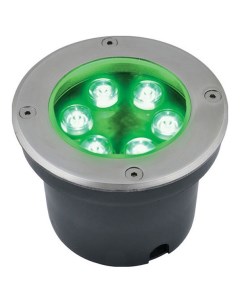 Ландшафтный светодиодный светильник ULU B11A 6W Green IP67 Grey UL 00006822 Uniel