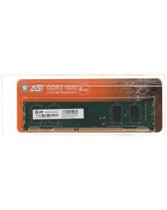 Оперативная память Agi DDR3 4Gb 160004UD128