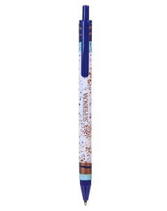 Ручка шариковая Super автоматическая синяя 0 7 мм 1 шт Hatber