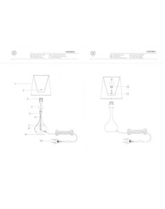 415033601 Салон 1 60W E27 220 V наст лампа Mw-light