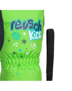 Варежки 18 19 Kids Mitten Neon Green Dress Blue Reusch