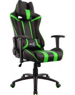 Кресло компьютерное игровое AC120 AIR BG черно зеленое с перфорацией 4713105968347 Aerocool