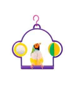 Игрушка для птиц Качели с зеркалом и спиннером 20 3х17 и 3 2 см Penn plax