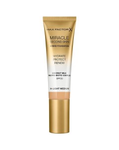 Тональный крем Miracle Second Skin 004 Light Medium Max factor