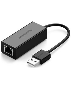 Сетевой адаптер USB 2 0 10 100 Мбит с цвет черный 20254 Ugreen