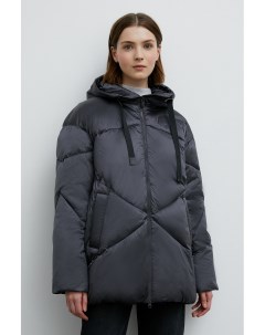 Утепленная стеганая куртка женская с капюшоном Finn flare