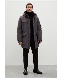 Пуховое пальто с контрастной отделкой Finn flare