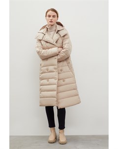 Стеганое утепленное пальто с поясом Finn flare