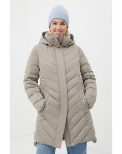 Утепленное стеганое пальто женское Finn flare