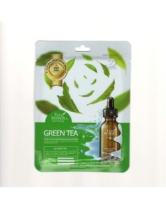 Ампульная маска для лица с зеленым чаем 25 Eco branch