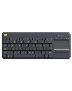 Клавиатура Wireless Touch Keyboard K400 Plus Black USB Logitech