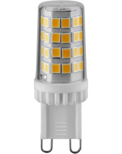 Лампа светодиодная NLL P G9 6 230 3K NF керамика поликарбонат без пульсаций 6Вт 220 240В 3000К 480лм Navigator