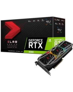 Видеокарта PCI E GeForce RTX 3080 XLR8 Gaming REVEL EPIC X RGB Triple Fan LHR 10GB GDDR6X 320bit HDM Pny