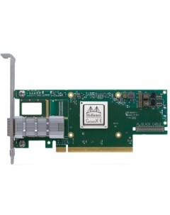 Сетевая карта MCX653105A HDAT SP ConnectX 6 VPI HDR IB 200Gb s and 200GbE single port QSFP56 PCIe4 0 Mellanox technologies