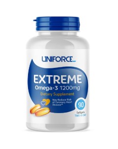 Экстрим Омега 3 1200 мг 90 капсул Uniforce