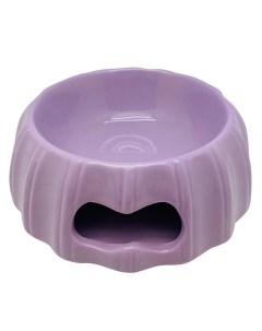 Миска для животных Violet фиолетовая керамическая 17х17х6 5см 300мл Foxie