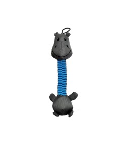 Игрушка для собак Long Бегемот с длинной шеей и пищалками 30см Chomper
