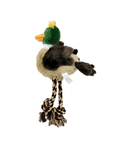Игрушка для собак Rope Skeleton Birds Утка с канатом внутри и пищалкой 30см Chomper