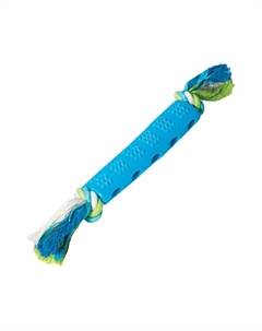 Игрушка для собак Палка шипованная с верёвкой, термопластичная резина 180-350мм Триол