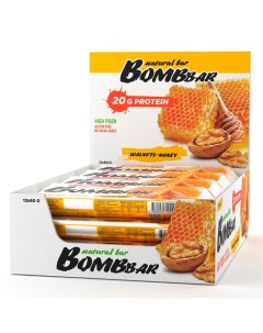 Протеиновый батончик Грецкий орех с мёдом 12 шт Bombbar