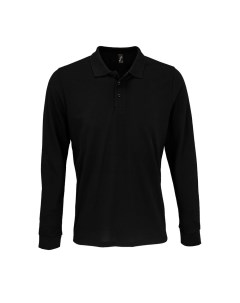 Рубашка поло с длинным рукавом Prime LSL черная размер XL No name