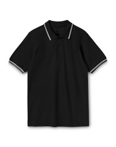 Рубашка поло Virma Stripes черная размер 3XL No name