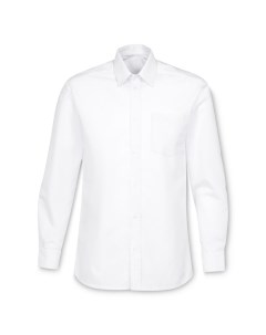Рубашка мужская с длинным рукавом Collar белая размер 62 176 No name