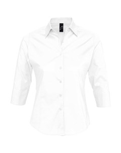 Рубашка женская с рукавом 3 4 Effect 140 белая размер XXL No name