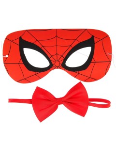 Набор карнавальный маска и бабочка человек паук Marvel