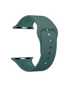 Ремешок Band Silicone для Apple Watch 42 44 mm силиконовый зеленый Deppa