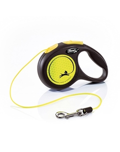 Рулетка для собак Neon New Classic М (до 20 килограмм) трос 5м Flexi