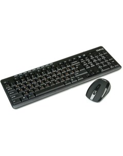 Комплект мыши и клавиатуры KMROP 4020U Black USB Dialog