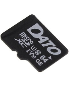 Карта памяти microSDXC 64Gb Class10 DTTF064GUIC10 w o adapter Dato