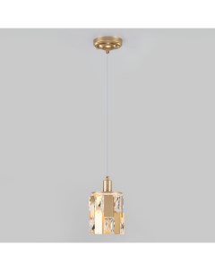 Подвесной светильник 50101 1 Scoppio перламутровое золото Eurosvet
