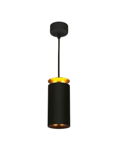 Подвесной светильник светодиодный DLS021 9 4W 4200К черный матовый золото Elektrostandard