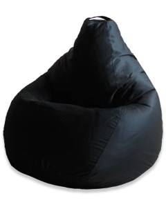 Кресло мешок Груша Фьюжн Черное L Классический Dreambag