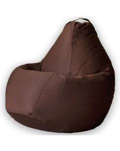 Кресло мешок Груша Фьюжн Коричневое XL Классический Dreambag