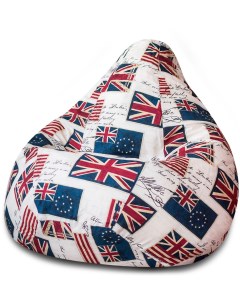 Кресло мешок Груша Флаги L Классический Dreambag