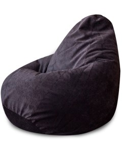 Кресло мешок Груша Темно Серый Микровельвет XL Классический Dreambag