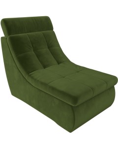 Модуль Холидей Люкс кресло микровельвет зеленый 105664 Лига диванов