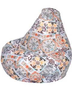 Кресло мешок Груша Сиена Терракот L Классический Dreambag