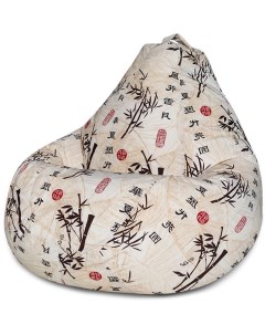 Кресло мешок Груша Стебли Бамбука L Классический Dreambag