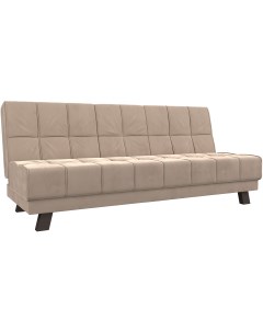 Прямой диван Винсент (велюр бежевый) 102864 Лига диванов
